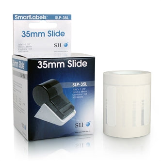 Seiko Instruments Etiketten, 11 mm × 38 mm, weiss, Papier, permanent, 300 St.