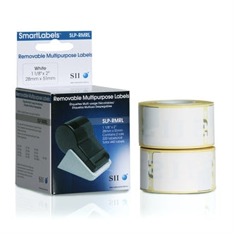Seiko Instruments SLP-RMRL – Etiketten (Rolle) 51×28 mm – wiederablösbar – 220 Etiketten/Rolle, 2 Rollen/Pack