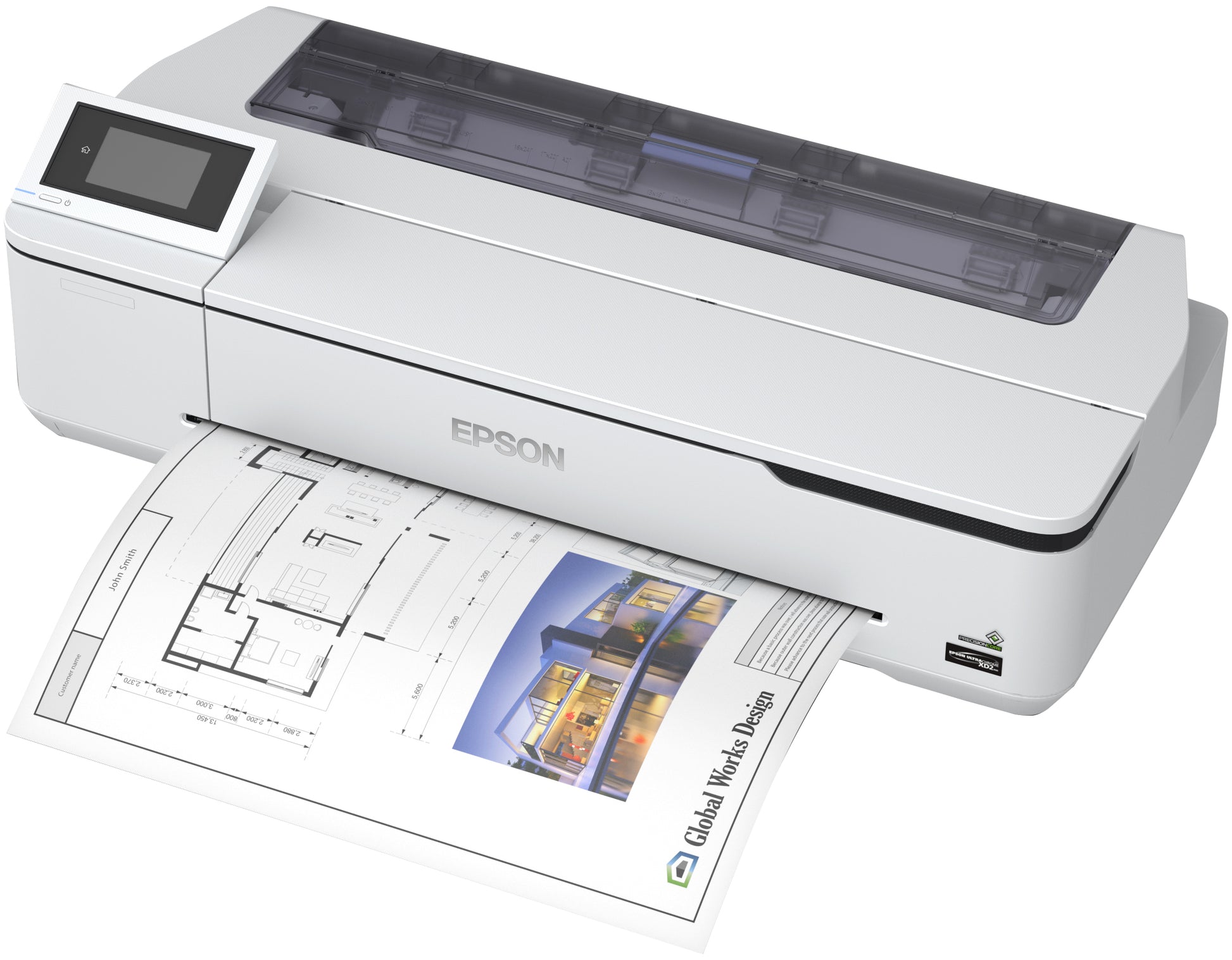 Epson SureColor SC-T3100N – Grossformatdrucker 24", Farbe, LAN/WLAN/USB, ohne Stand, 2400 × 1200 dpi