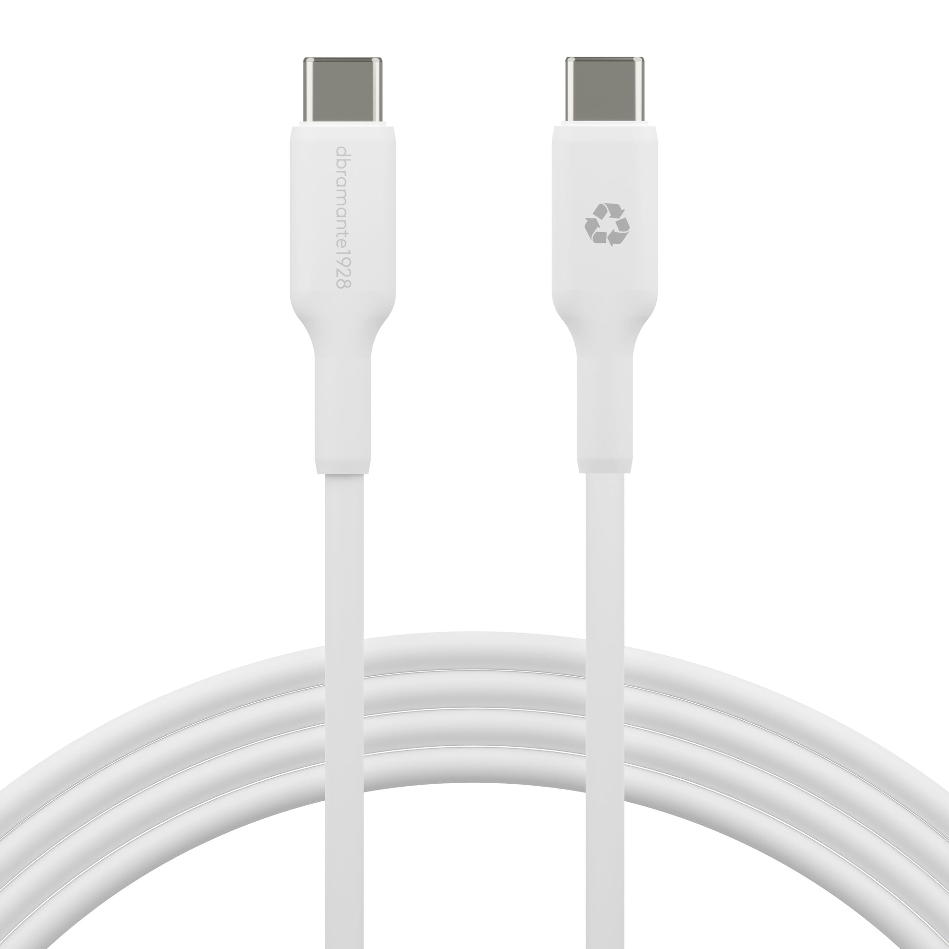 dbramante1928 USB-C auf USB-C Kabel – USB 2.0 (480 Mbit/s) – 2 m – PD 60 W – Weiss