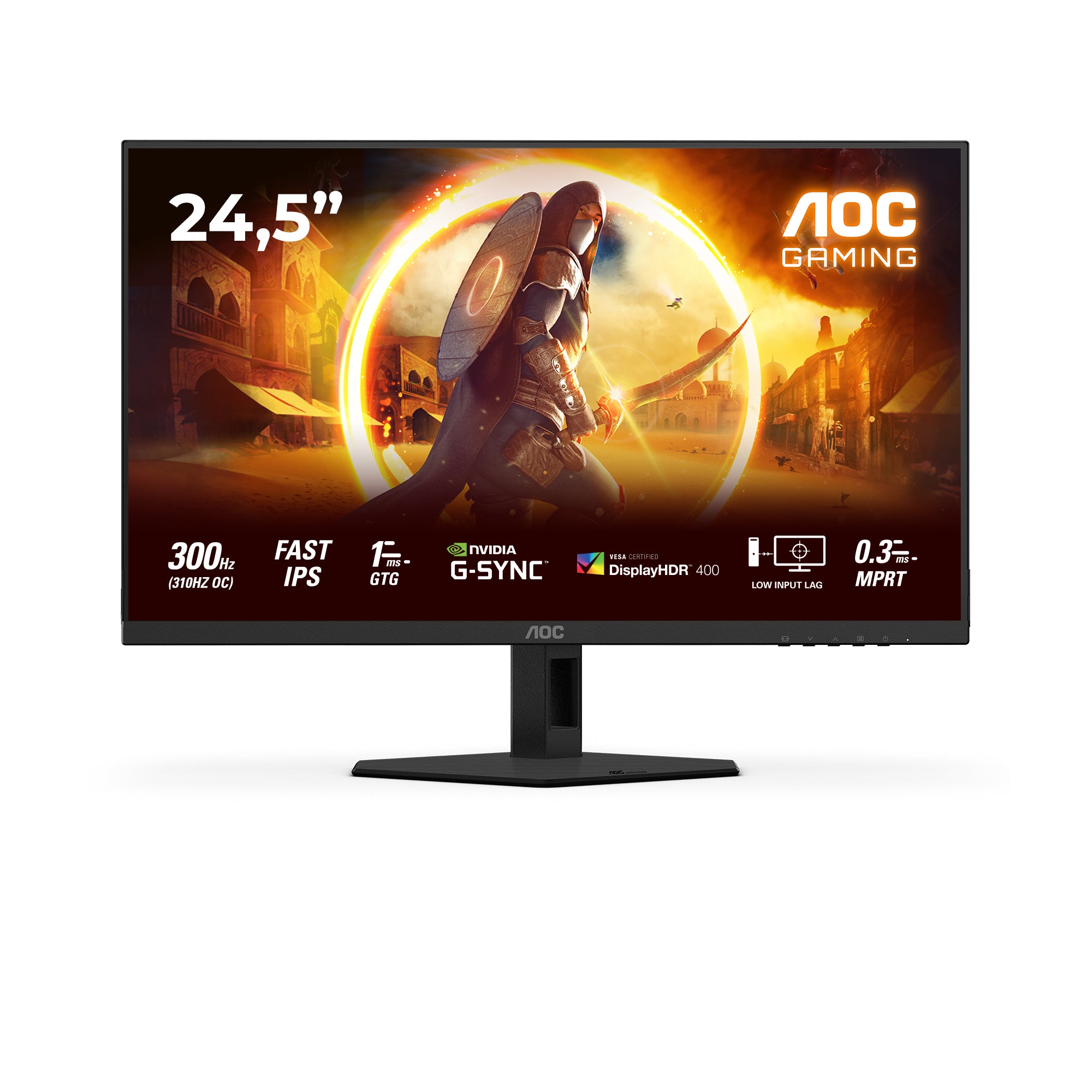 AOC G4 25G4SRE – 24,5", 1920 × 1080 (Full HD), IPS, 310 Hz, DisplayHDR 400