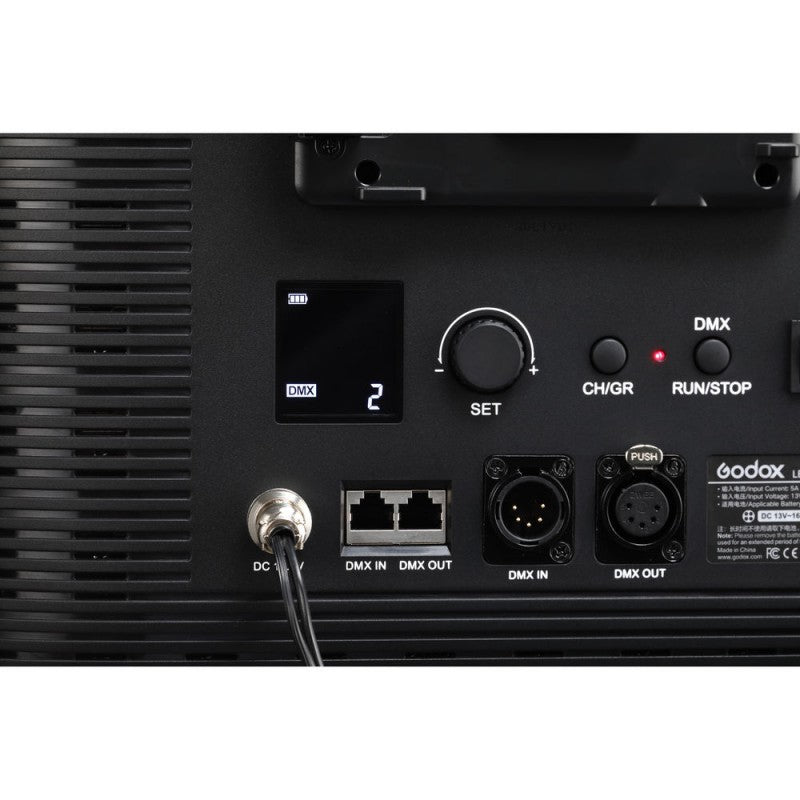 Godox LED1000BI II LED-Leuchte – 70 W, 3300–5600 K, dimmbar, 4800 Lux, LCD – Schwarz
