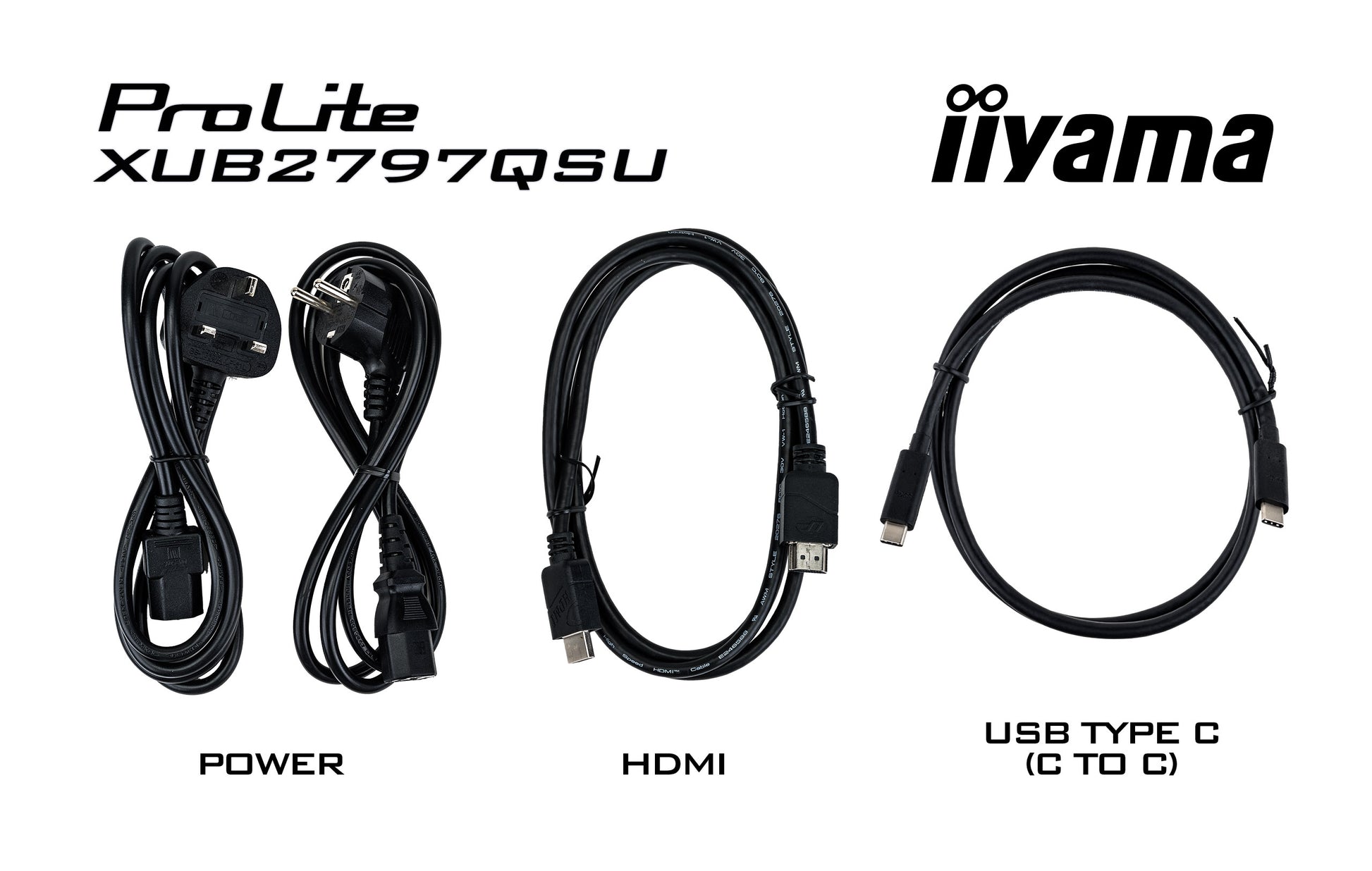 iiyama ProLite XUB2797QSU-W2 – 27", 2560 × 1440 (WQHD), IPS, 100 Hz