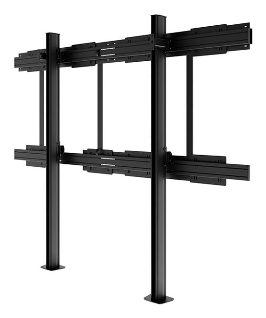Hagor LED-SBW – Wandhalterung, bis 136", höhenverstellbar, Querformat, für LG LAEC 136IN GN2, schwarz