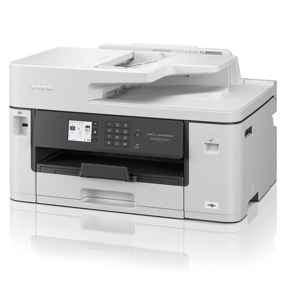 Brother Mfc-J5345Dw Multifunktionsgerät – Farbtintenstrahl-Multifunktionsdrucker, A3, 4-in-1, Duplex, ADF, WLAN/LAN