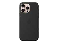 Apple Backcover – für Apple iPhone 16 Pro Max, MagSafe, Silikon, Schwarz
