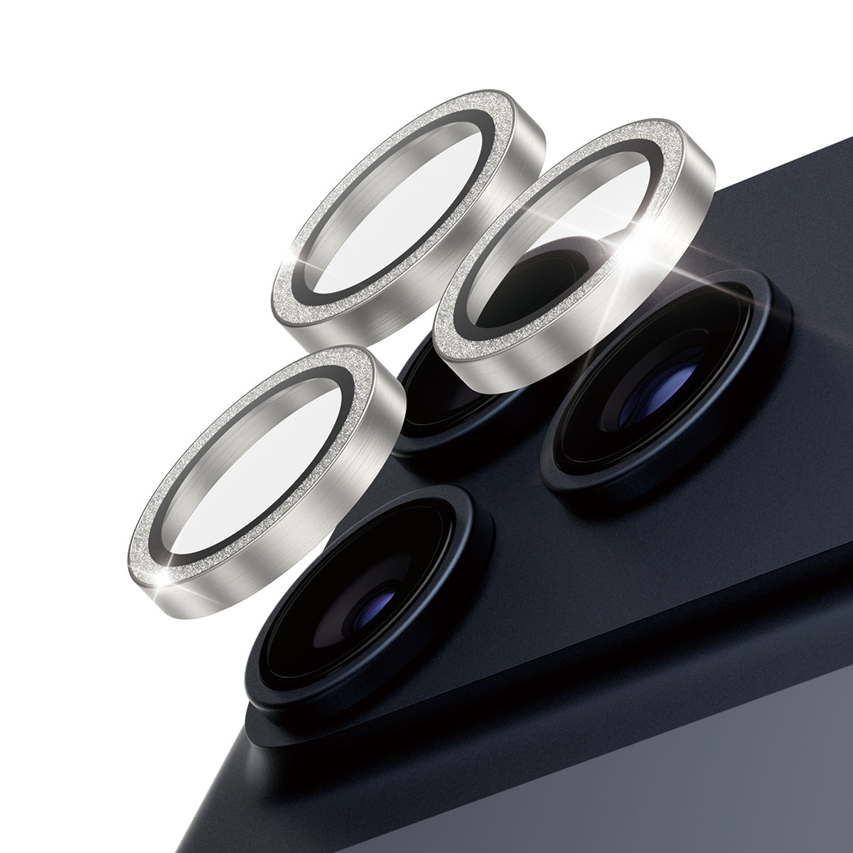 PanzerGlass Kameraschutz – für iPhone 2025 Pro/iPhone 2025 Pro Max/iPhone 16 Pro und andere – Silber