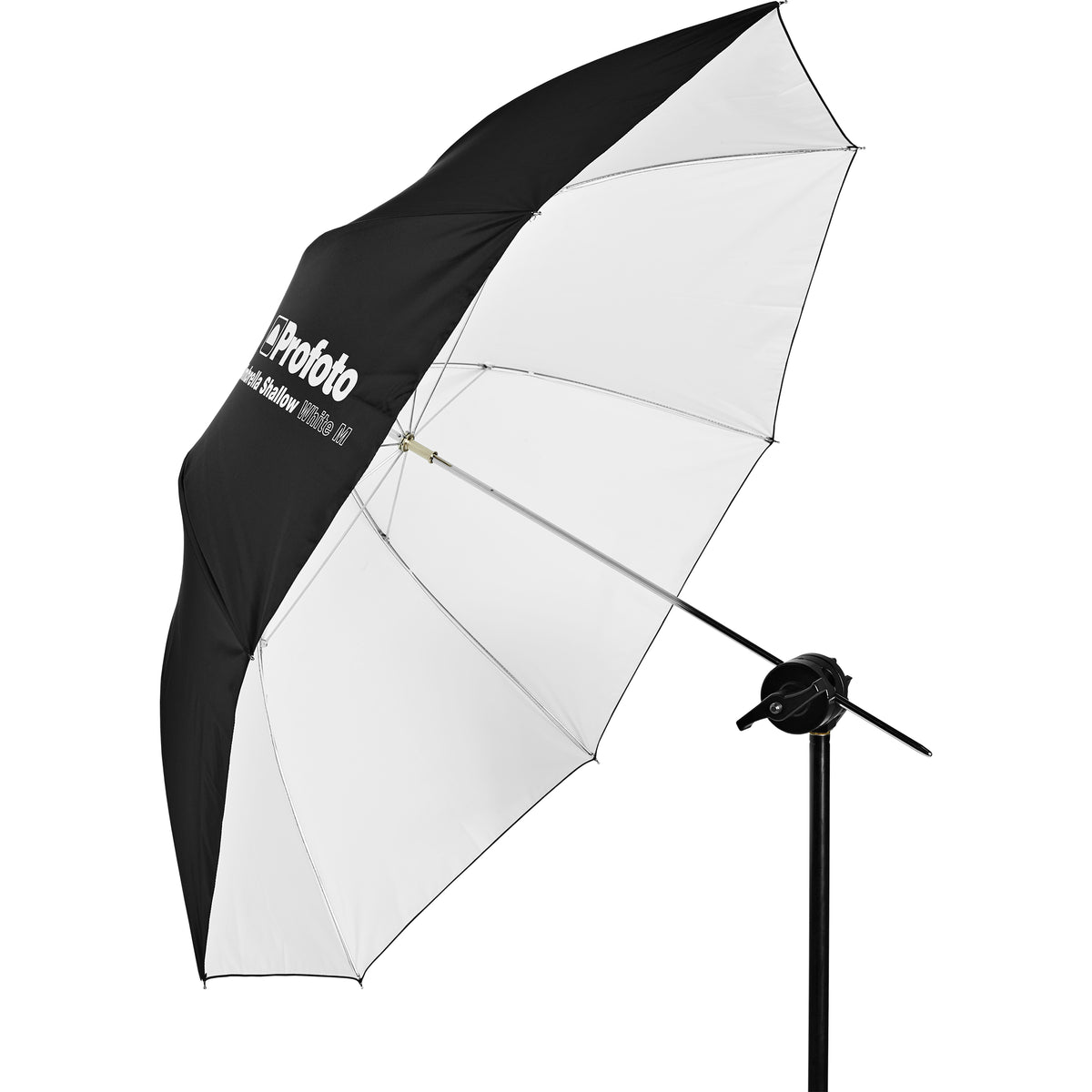 Profoto Flacher Weiss M Blitzschirm – 105 cm, Tiefe 280 mm – Weiss