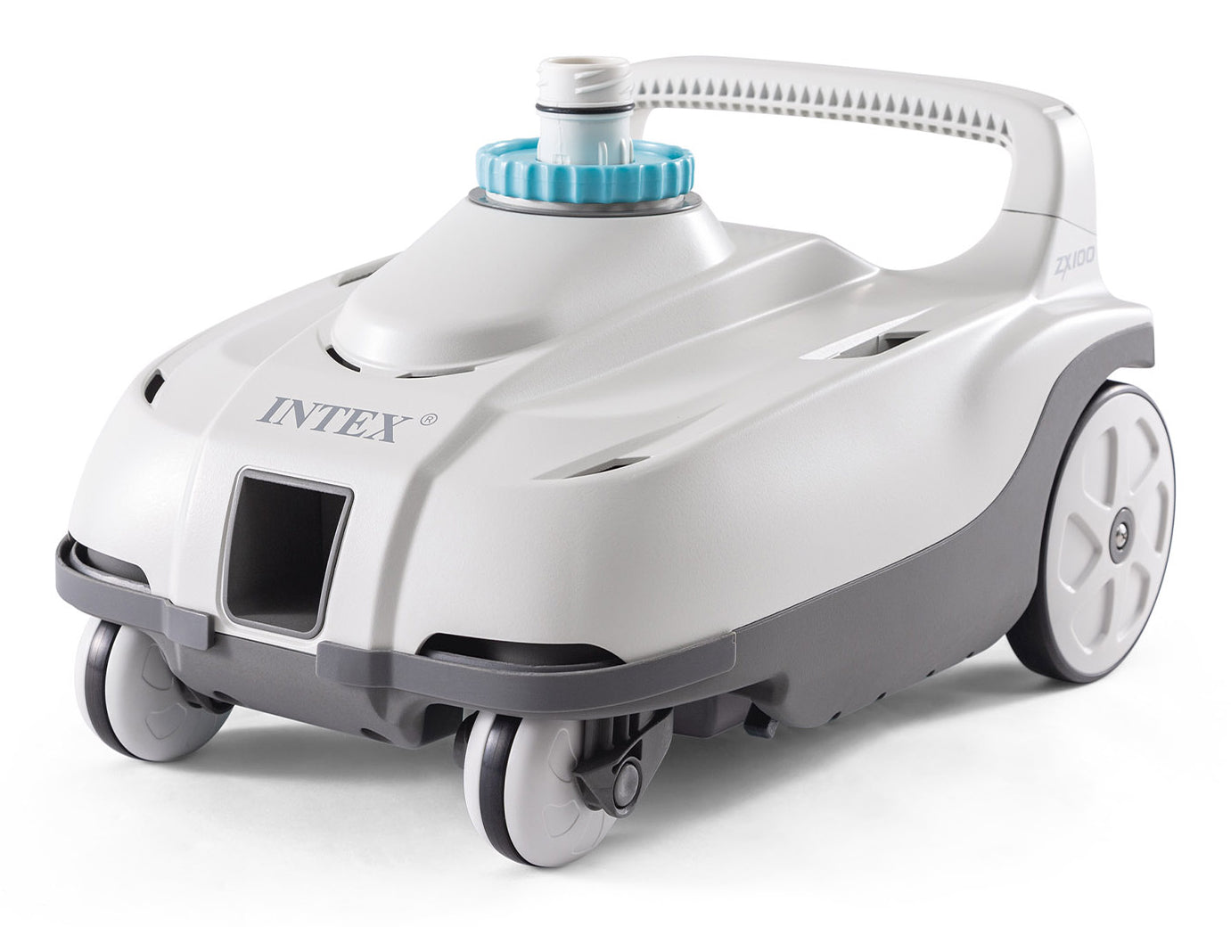 Intex Roboter-Pool-Reiniger ZX100 – 1,5 l Tank, 6,5 m Schlauch, für Pool, Weiss