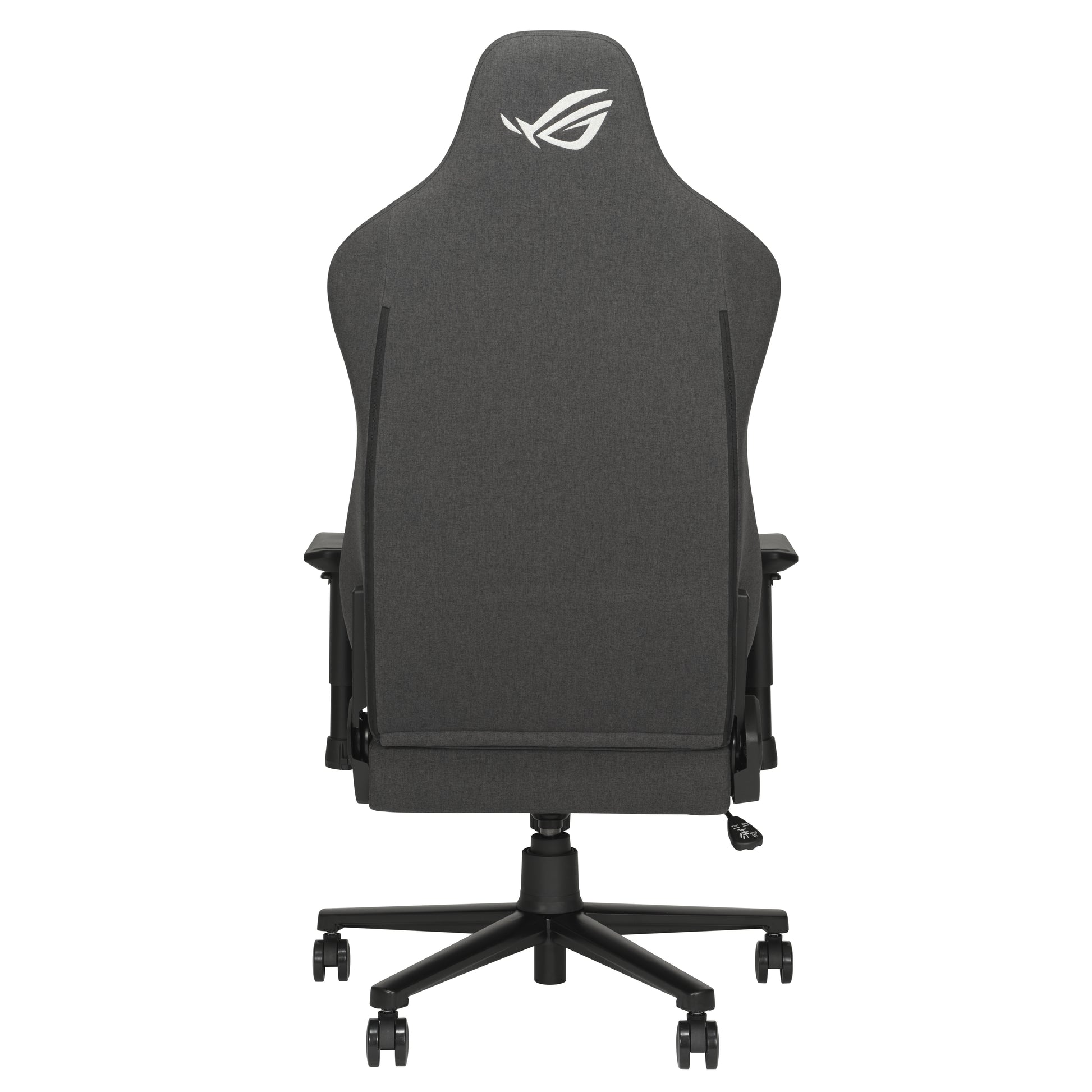 ASUS SL201C ROG Aethon Gaming-Stuhl – Stoff – Grau, 2D-Armlehnen, mit Kopfstütze, Lendenkissen, bis 136 kg