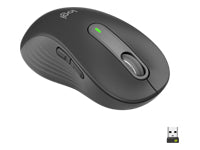 Logitech Signature M650 L für Business – Maus – Kabellos (Bluetooth/2,4 GHz), Logi Bolt, Linkshändig