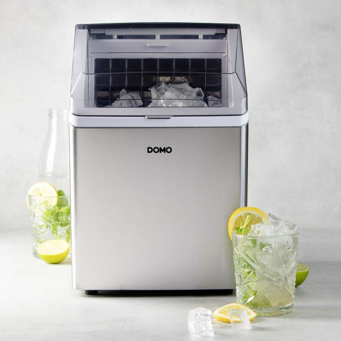 Domo Eiswürfelmaschine DO9301IB – 20 kg/24 h, 3,2 l – Edelstahl