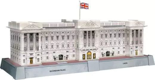 Ravensburger Iconics 3D-Puzzle Buckingham Palace – 216 Teile – 40,9×15,9×18,9 cm – ab 8 Jahren – FSC Mix