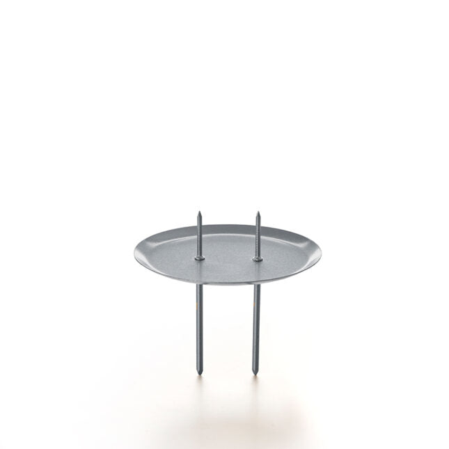 Balthasar Kerzenständer – Metall, Silber – Ø 7,5 cm – 4-teilig
