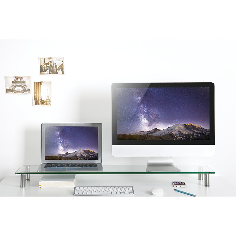 LogiLink BP0060 – Monitor-Tischständer – freistehend – 1 Monitor – bis 20 kg/Monitor – höhenverstellbar – Silber