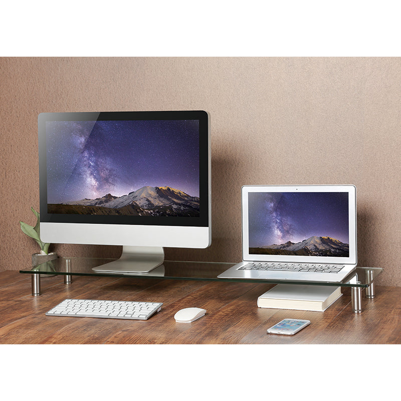 LogiLink BP0060 – Monitor-Tischständer – freistehend – 1 Monitor – bis 20 kg/Monitor – höhenverstellbar – Silber