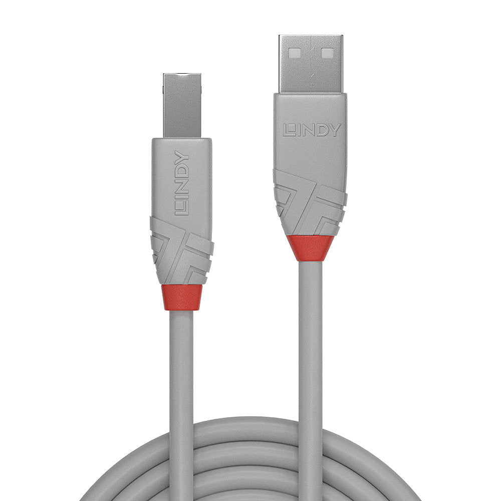 LINDY – USB-Kabel, USB-A zu USB-B, 0,5 m, USB 2.0