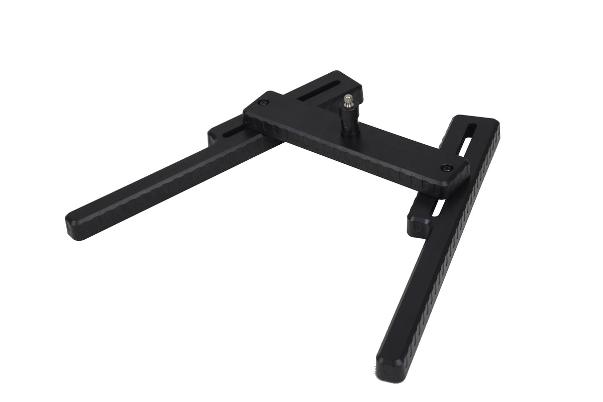 Nanlite Tischhalterung – mit 16 mm Adapter – 304,8 × 68,58 × 78,74 mm – Schwarz