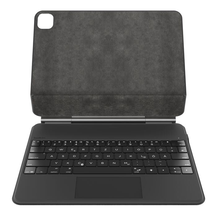 Belkin Tastatur-Case für iPad Pro 13" (M4) – Bluetooth, QWERTZ (CH), mit Trackpad, Beleuchtung – Schwarz