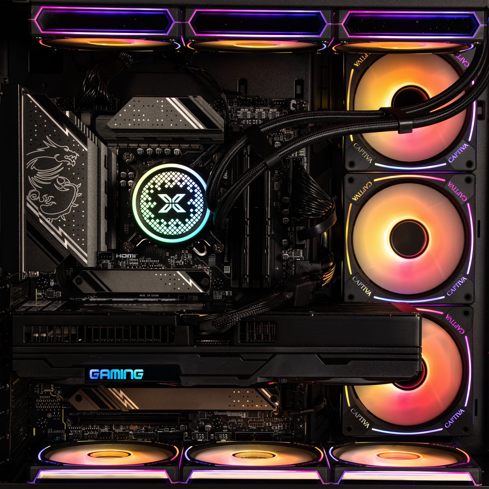 Captiva Tower – AMD Ryzen 9 9900X, 64 GB RAM, 2 TB SSD, NVIDIA GeForce RTX 5080 16 GB, Windows 11 Home
