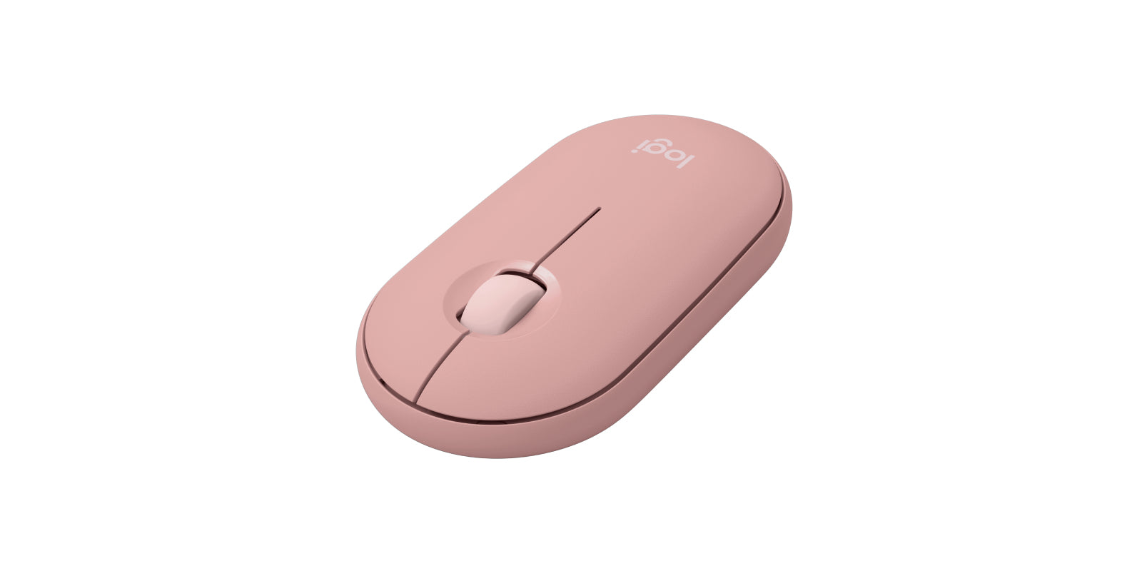 Logitech Pebble 2 Combo – Tastatur, kabellos (Bluetooth/2,4 GHz), DE-Layout (DE), Rosa
