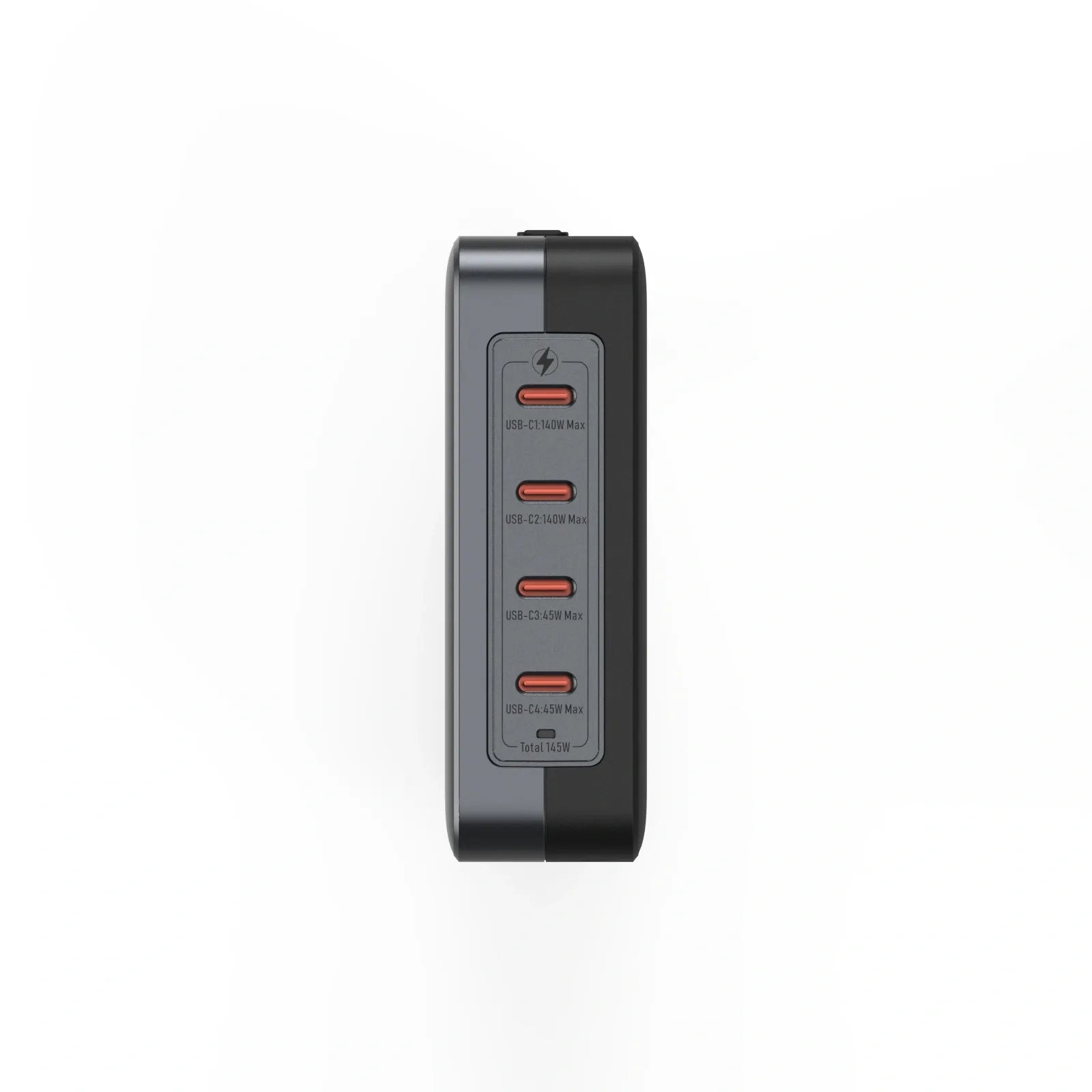 SmallRig 4748 USB-Desktop-Ladegerät 145 W – USB-C×2, USB-A×2 – PD 3.1 – für V-Mount-Akkus, NP-F-Akkus u. a.