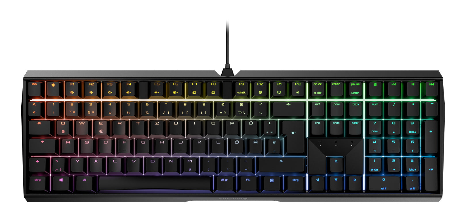CHERRY MX BOARD 3.0 S – Tastatur, kabelgebunden (USB-A), DE-Layout (DE) – für Windows