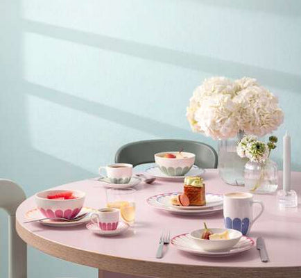 Villeroy & Boch Fleur Grün Untertasse – Porzellan, Grün