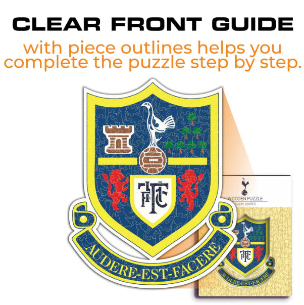 Iconic Puzzles Tottenham Hotspur FC Retro Logo – Logikspiel, 1 Spieler, ab 10 Jahren