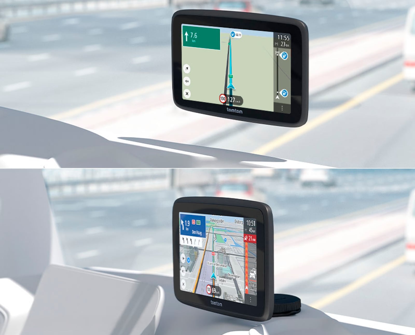 TomTom GO Camper Tour 2. Gen. – Navigationsgerät, 6" Display, 1280×720, 32 GB, WLAN, Bluetooth, Schwarz