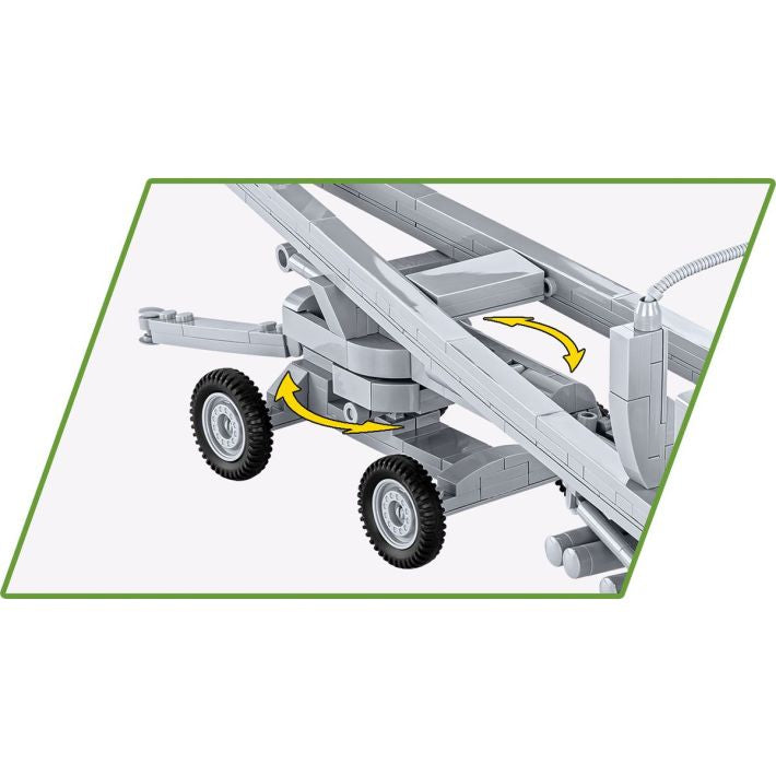 COBI V2 Rakete mit Meillerwagen 3D-Puzzle – Zweiter Weltkrieg – 1191-teilig – ab 10 Jahren – Kunststoff