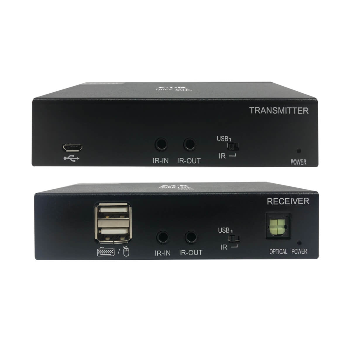 Tripp Lite B127A-1A1-BHBH – HDMI Extender-Set, über Cat6, 4K@60 Hz, 70,1 m, PoC, HDCP 2.2, Schwarz