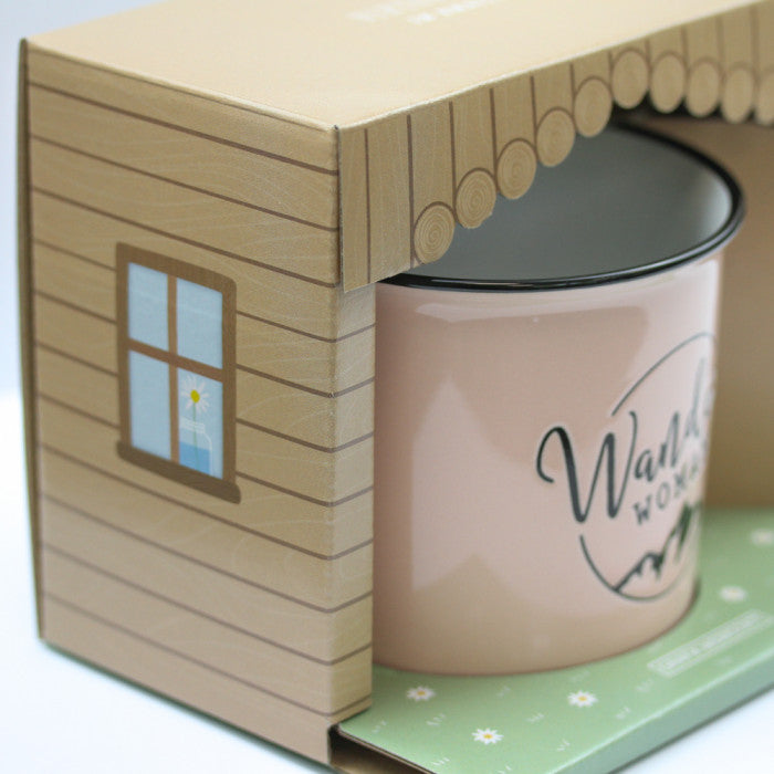 Grafik-werkstatt Tasse – 400 ml, Keramik, Rosa, spülmaschinenfest, mikrowellengeeignet