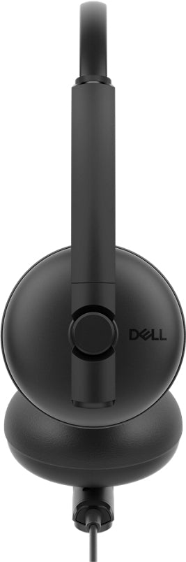 DELL WH125 – Duo Headset (On-Ear) – USB-A, mit Boom-Mikrofon, Stummschaltung – Schwarz – für PC/Mac, Teams-kompatibel
