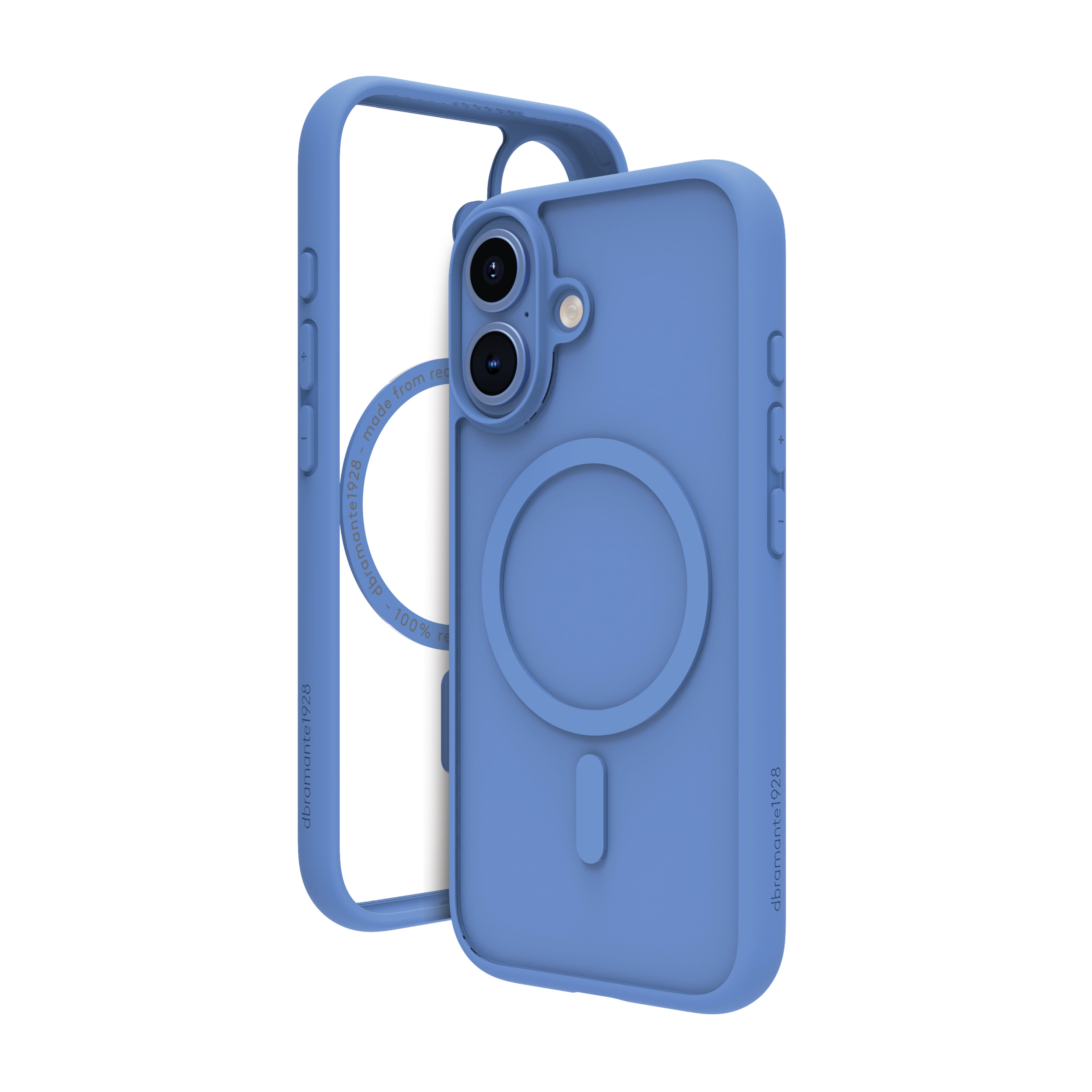 dbramante1928 Grenen Backcover – für Apple iPhone 16, MagSafe, Kunststoff, Indigo, bis 2 m sturzsicher