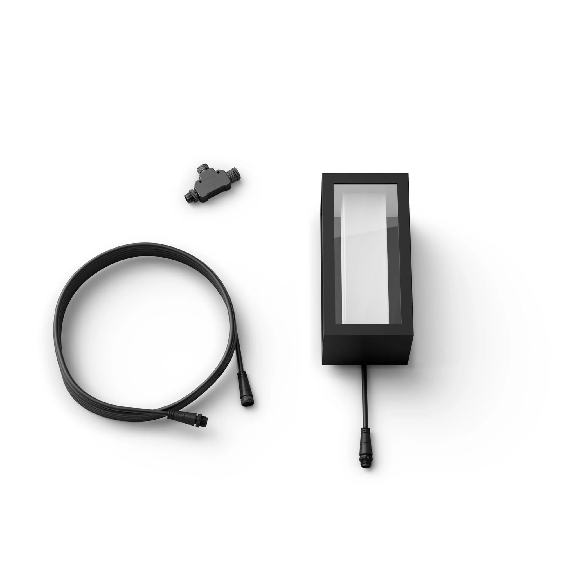 Philips by Signify Philips Hue Aussenwandleuchte – 8 W, RGBW, 2000–6500 K, IP44, Netzbetrieb, ZigBee – dimmbar, Schwarz, Metall