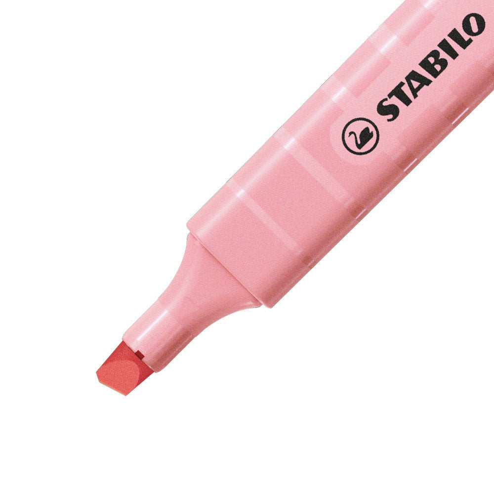 STABILO Swing Cool Pastell Textmarker – Pink, Keilspitze 1–4 mm