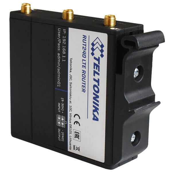 Teltonika PR5MEC11 – Montagehalterung – 25×14,5×75 mm, Schwarz