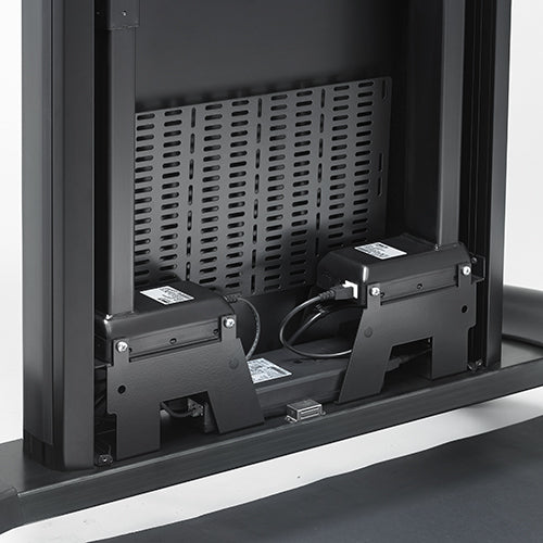 Chief Digital-Signage-Stand VESA 200×200 bis 860×510 – motorisiert, mit Rollen – schwarz – XPD1U-UK