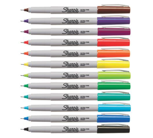 Sharpie 2061125 Permanentmarker – Rundspitze – Mehrfarbig – 28er-Set