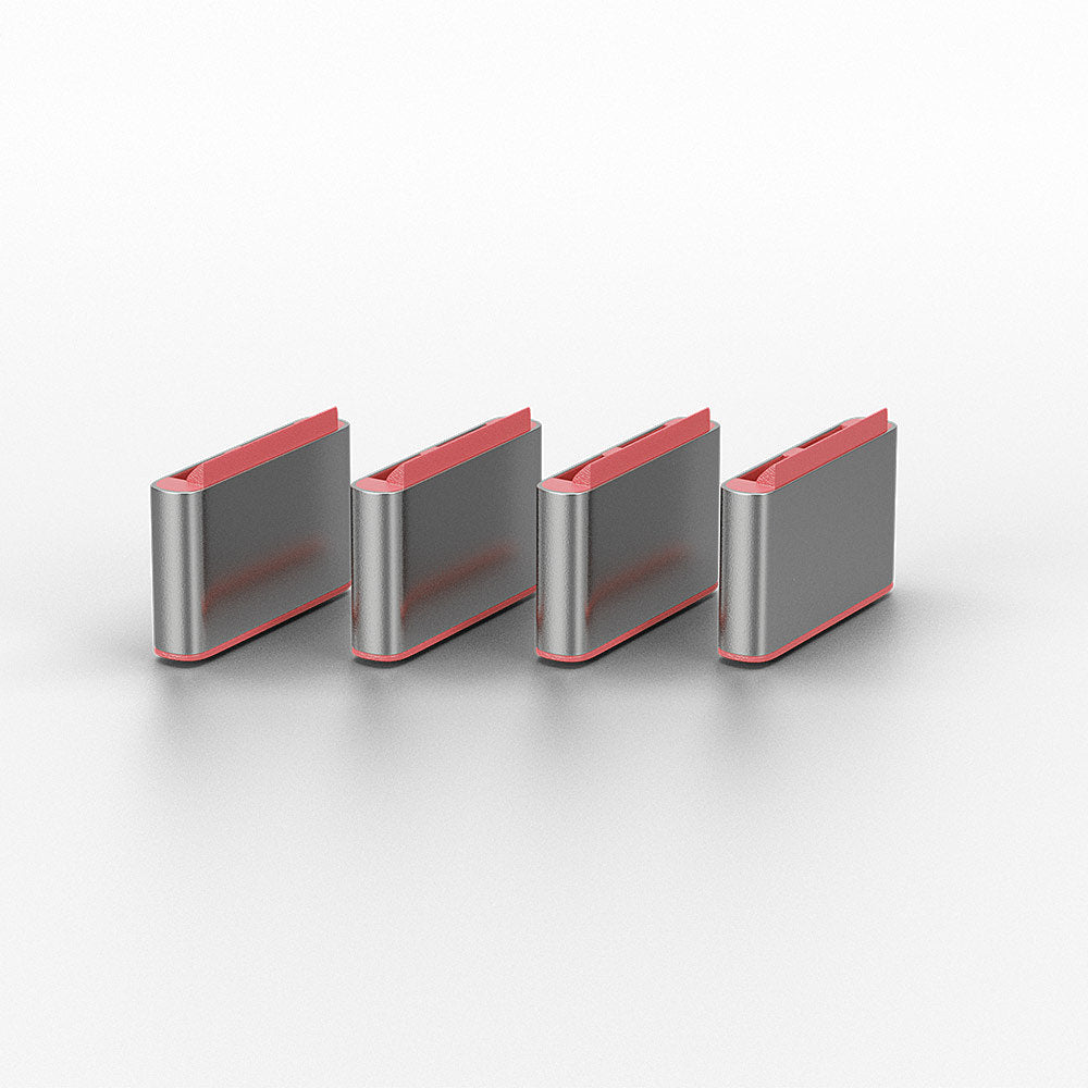 LINDY USB-C-Portblocker (Schlüssel) – Rot