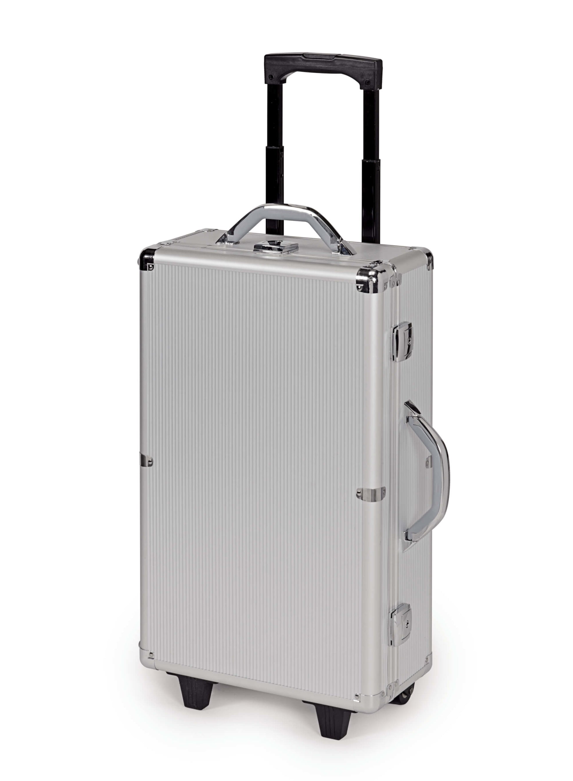MAUL 6399209 Moderatorentrolley – Aluminium, silber, abschliessbar, 1 Stk.