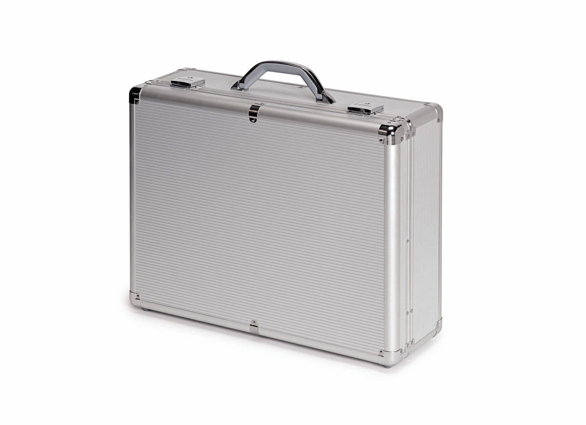 MAULpro 6399409 Moderatorenkoffer – silber, Aluminium, abschliessbar, 2'782 Stück