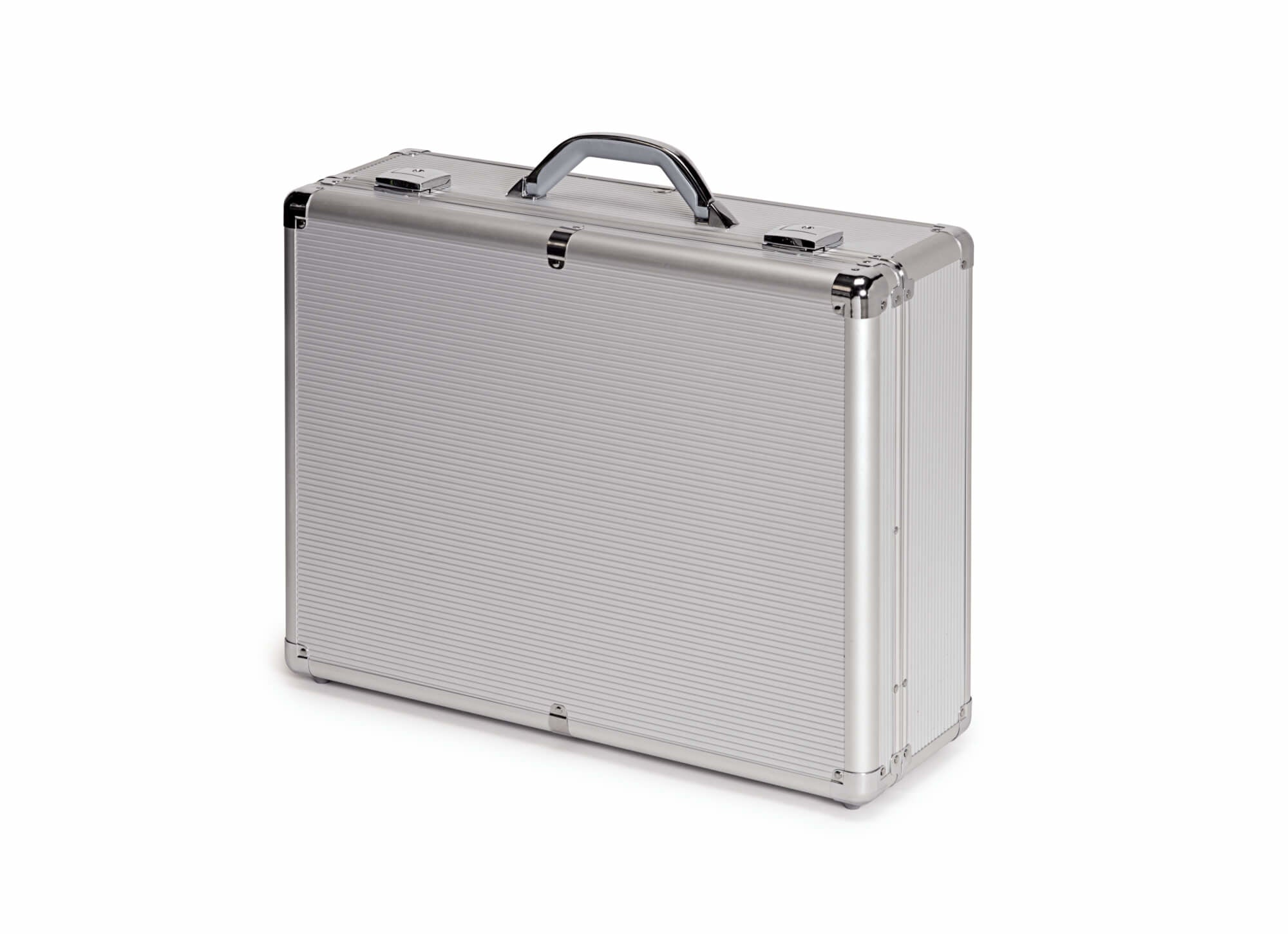 MAULpro 6399409 Moderatorenkoffer – silber, Aluminium, abschliessbar, 2'782 Stück