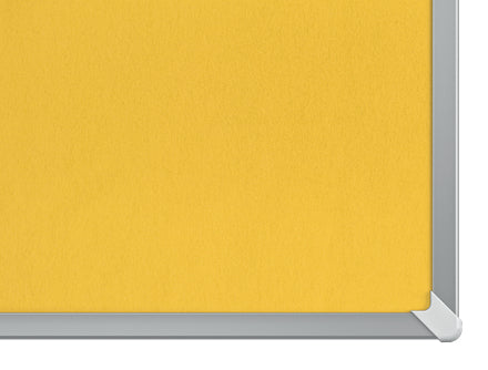 Nobo Pinnwand – Filz – 90 × 51 cm, gelb