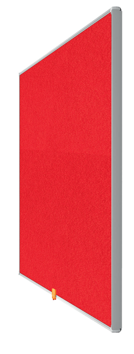 Nobo Pinnwand – Filz – 90 × 51 cm, rot, Widescreen