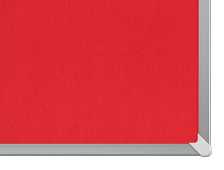 Nobo Pinnwand – Filz – 90 × 51 cm, rot, Widescreen