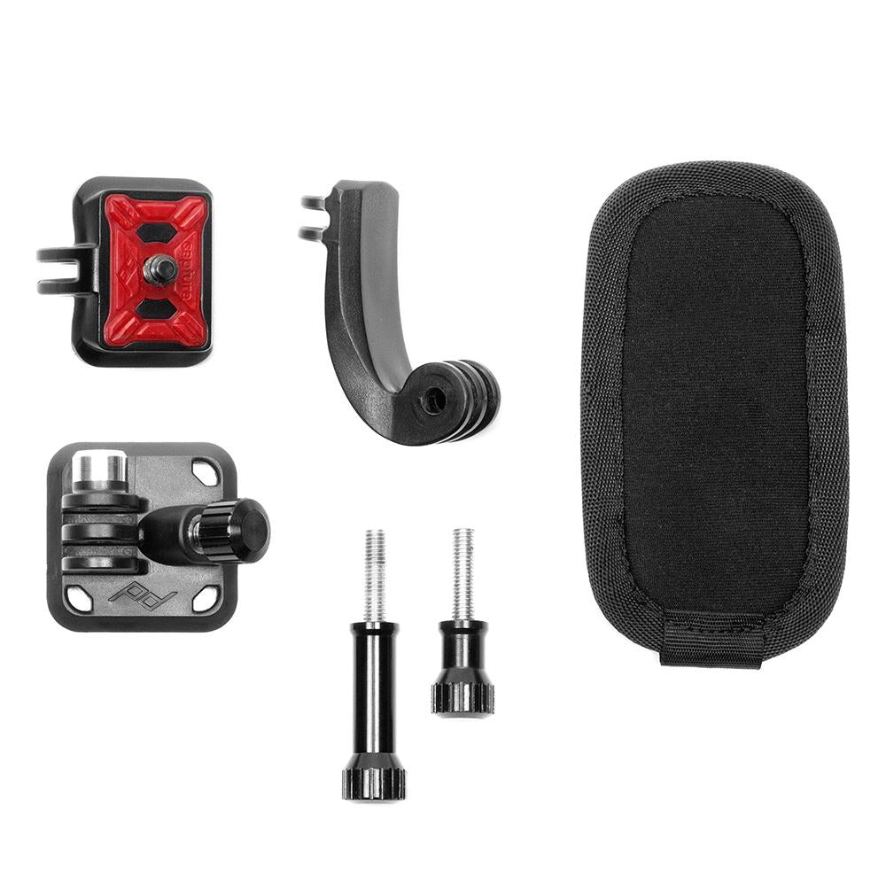 Peak Design POV Actioncam-Adapter – für Capture, GoPro, Sony Action Cam und andere – Schwarz – 5er-Pack