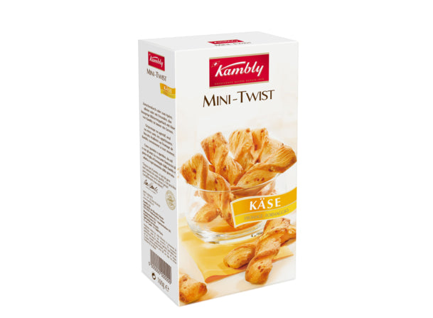 Kambly Salzgebäck Mini-Twist – Käse, 100 g