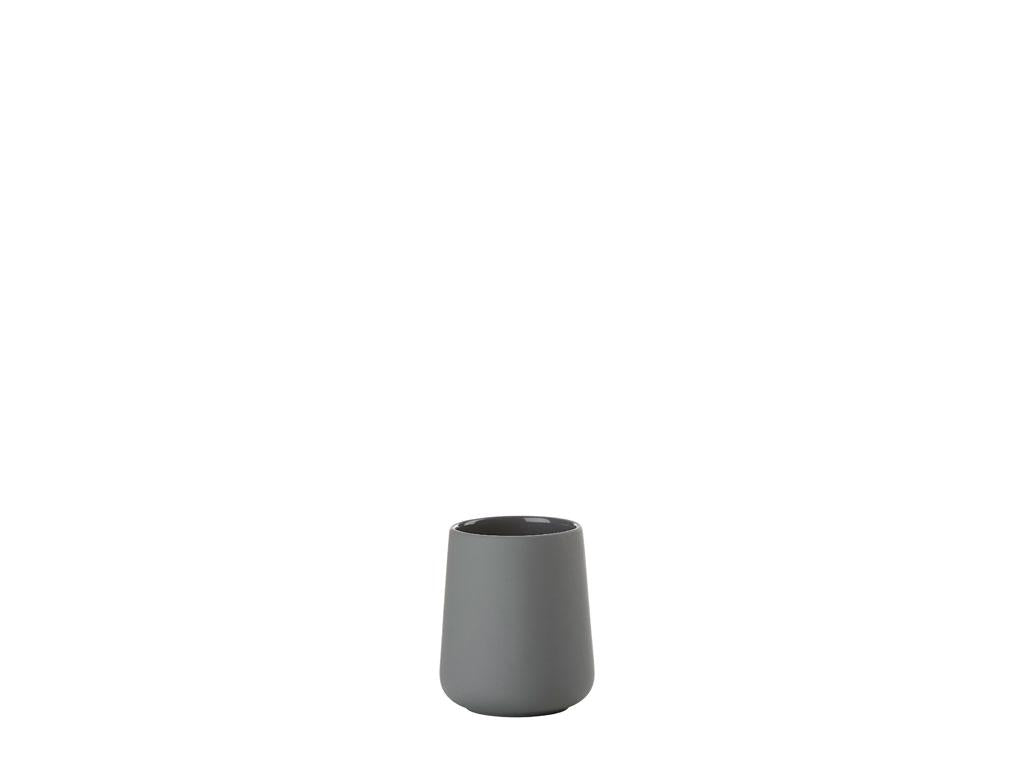 Zone Denmark Zahnbürstenhalter (freistehend) Nova One – Steingut, 8×10 cm, Grau